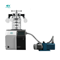 Pompe de lyophilisation automatique SCIENTZ-12NDD en acier inoxydable de type collecteur avec moteur pour usage commercial, domestique et en laboratoire, télécommande incluse