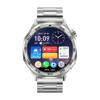 AK83 Smart Watch 1,46 "HD Pantalla redonda IP68 Impermeable 100 + Modos deportivos BT Llamada Metal Body Sports Watch