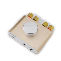 Mini amplificateur de puissance Bluetooth DC 12V-24V, amplificateur de puissance Hifi, mini lecteur audiophile de bureau à domicile