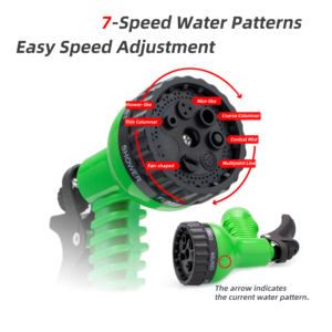 Manguera de Riego <span class=keywords><strong>Extensible</strong></span> de Bajo Precio del Proveedor Directo, de <span class=keywords><strong>Goma</strong></span> con Conector Rápido de Latón o ABS <span class=keywords><strong>para</strong></span> Uso en Exteriores - Product Image 2