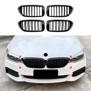 Calandre avant BMW Série 5 G30 G31 en plastique ABS noir pour mise à niveau style M5 2017-2020 - Product Image 1