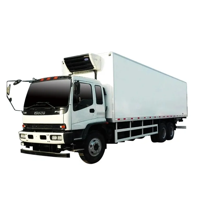 Japon marka ISUZU 10t 15 t 20t taşıyıcı termo kral buzdolabı dondurucu kamyon 15 ton 20ton buzdolabında dondurucu soğutma Van