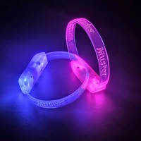 Fabrication Personnalisée Programmable Texte Défilement Diy Message Led Bracelet bluetooth Plastique Bracelet avec Mots