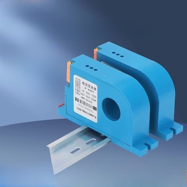 Punched AC current transducer module, Hall DC three-phase electrical quantity sensor, 0-100A to 4-20mA conversion