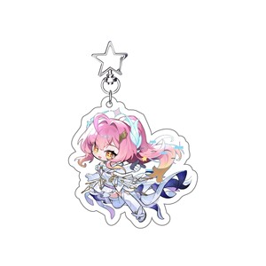 Porte-clés en acrylique Wuthering Waves, version Q, personnages Aemeath, Lynae, Mornye, Chisa, pendentif, accessoire de jeu, décoration de sac à dos, cadeau pour les fans - Product Image 5