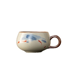 Tasse à thé en céramique style Ru avec anse, design maître du Kung Fu chinois, pour déguster du thé/du café - Product Image 5