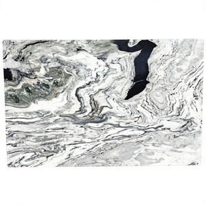 Cuarzo de Mármol San Simon de Alta Calidad, Losa Calacatta Nero, Elegante Piedra Natural Pulida, Material Duradero de Alto Rendimiento - Product Image 1