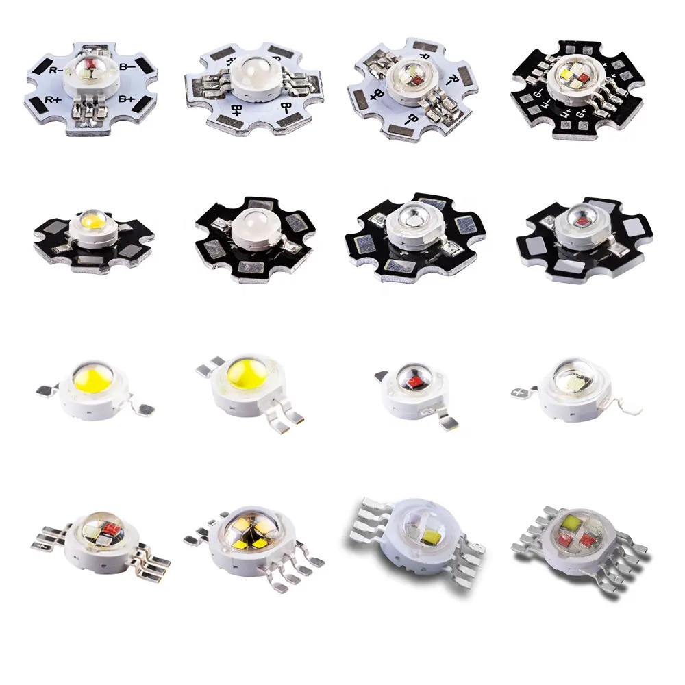 Luz de inundación infrarroja, Chip LED COB de alta potencia, 1W, 3W, 5W, 10W, 20W, 30W, 50W, 100W, 150W, 200w, color blanco cálido, rojo, verde, azul, RGB, UV, IR