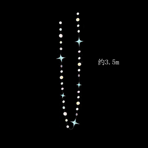 DAMAI Adornos Colgantes de Estrella y Luna de Radium para Decoración de Fiestas de San Valentín y Cumpleaños - Product Image 4