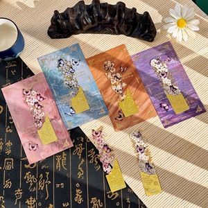 Segnalibro 3D Personalizzato in Metallo Altamente Dettagliato Traforato Oro Stile Anime con Nappa Colorata Regali Esclusivi <span class=keywords><strong>Segnalibri</strong></span> Personalizzati - Product Image 6