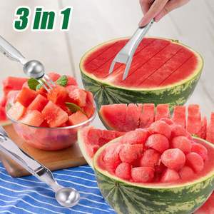 YIGO Edelstahl Manueller Wassermelonen-Schneider Küchenzubehör Schneidewerkzeug - Product Image 4