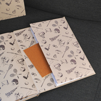 Libro de Recuerdos Deportivos con Logotipo Personalizado, Totalmente Personalizable, con Estampado en Lámina Dorada, Diario de Recuerdos de Lino con Caja de Regalo
