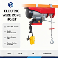 Kran Angkat Listrik Portabel Satu Fasa 110V 220V Anti Korosi Tahan Aus 1.5 Ton untuk Bengkel Perawatan Pabrik