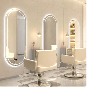 Miroir Mural LED de Luxe Moderne pour Salon, avec Commande Tactile et Lumière Dimmable, Personnalisable pour Salon de Coiffure - Offre Spéciale - Product Image 4