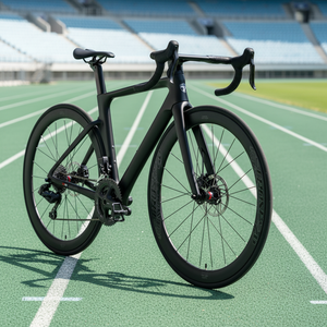 Nouveau vélo de route en fibre de carbone R12 2026 avec transmission sans fil Wheeltop EDS TX-2x12s et freins à disque hydrauliques pour la course - Product Image 1