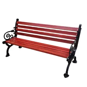 Factory price FRP bench fiberglass wood grain chair for garden