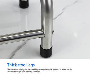 Taburete Antideslizante <span class=keywords><strong>de</strong></span> Dos Peldaños <span class=keywords><strong>para</strong></span> Bañera, Cama, <span class=keywords><strong>Cocina</strong></span>, Asistencia <span class=keywords><strong>de</strong></span> Movilidad, Blanco - Product Image 5
