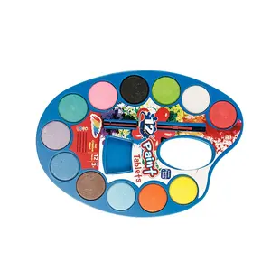 Il miglior Set di pittura ad acquerello artigianale 12 colori ad acqua vibranti forniture per pittura portatile per artisti principianti