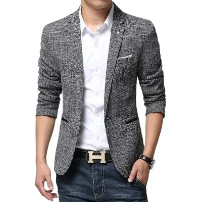 Wholesale supply of fashion Korean casual men's coat men's suits & blazer