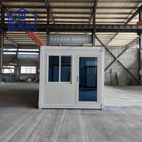Bâtiment modulaire pliable, maison conteneur pliable pour bureau de chantier et logement temporaire