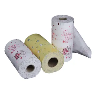 Fornitura personalizzata di fabbrica prezzo all'ingrosso stampato laminato Spunbond tessuto Non tessuto