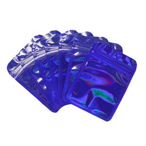 Sacs sous vide holographiques personnalisés en gros avec fermeture éclair et face avant transparente pour pizzas, nouilles et aliments en conserve - Product Image 2