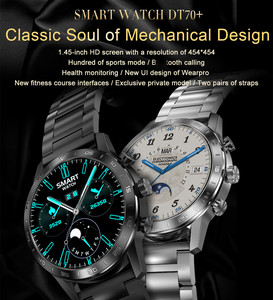 Thể Thao Thông Minh Đồng Hồ Android IOS Cho Nam Giới Phụ Nữ Tập Thể Dục Tracker Bt Cuộc Gọi Sức Khỏe Màn Hình Dt70 + Thông Minh Đồng Hồ 2025 - Product Image 2