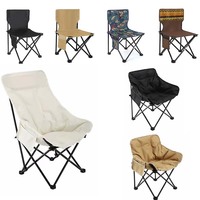 Chaise de plage pliable portable, chaise de camping légère pour l'extérieur avec sac de rangement, chaise de camping