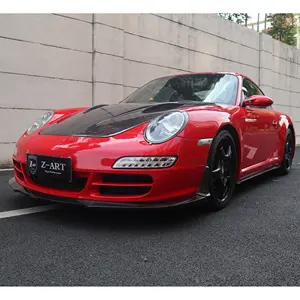 Z-ART 2005-2009ポルシェ997997.1用911グラスファイバーレトロフィットボディキット用オリジナルテンパスカーボンファイバー空気力学ボディキット