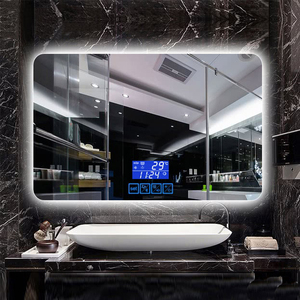 Gabinete de <span class=keywords><strong>baño</strong></span> desempañado de hotel rectangular moderno personalizado <span class=keywords><strong>espejo</strong></span> inteligente <span class=keywords><strong>con</strong></span> <span class=keywords><strong>luz</strong></span> LED iluminada - Product Image 1