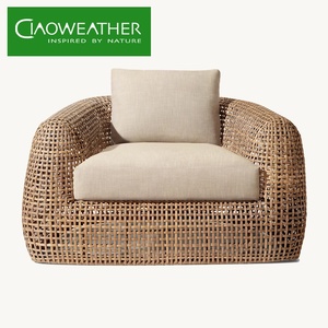 Ensemble <span class=keywords><strong>de</strong></span> canapés <span class=keywords><strong>de</strong></span> <span class=keywords><strong>jardin</strong></span> modernes en rotin imperméable pour l'extérieur - Product Image 3