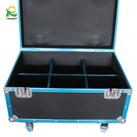 Redsun Personnalisé RGBW LED Scène Têtes Mobiles Lumières Flight Case IP65 Aluminium Equipment Case Vente en Gros Stage Laser Flight Case