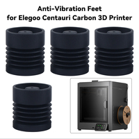 Bantalan kaki anti-getaran untuk Elegoo Centauri Printer karbon 3D bahan silikon keras kualitas tinggi (Empat buah)