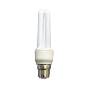 Bombilla CFL de Ahorro de Energía en Forma de U de 2U y 15W, B22, Material de Vidrio, Lámpara Ahorradora de Energía - Product Image 1