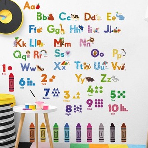 สติ๊กเกอร์ติดผนัง PVC ลายสัตว์ สีสันสดใส สำหรับห้องเด็ก ห้องนอน ห้องเล่น-เป็นมิตรกับสิ่งแวดล้อม กันน้ำ ติดตั้งง่าย ตกแต่งบ้าน - Product Image 3