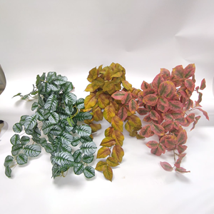 Feuillage artificiel en gros, feuilles d'automne, arbustes, verdure, buissons, mur de feuilles, décoration de fête à domicile, mariage, polyester - Product Image 3