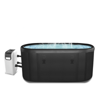 Vanace-Baignoire gonflable de luxe, spa extérieur portable, piscine, bain à remous, sauna avec boîte de contrôle, machine spa, personnalisation du point de chute