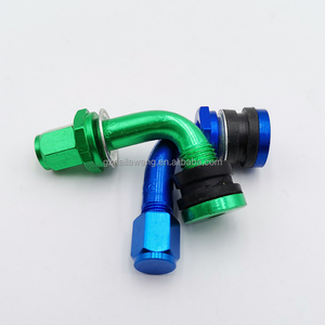 <span class=keywords><strong>Valve</strong></span> de pneu universelle <span class=keywords><strong>coudée</strong></span> à angle de 90 degrés, tige de <span class=keywords><strong>valve</strong></span> à boulon en aluminium en métal PVR32 modifié, <span class=keywords><strong>valve</strong></span> à rabat de pneu chromée de remplacement - Product Image 5