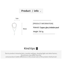 Collier ras du cou superposé pour femme, plaqué argent, avec perles et pendentifs feuille verte, style mode, OEM/ODM