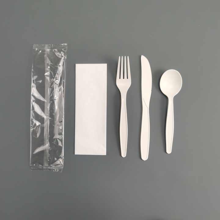 Eco Friendly Plant-based Cutlery Cornstarch Plastic Cutlery Knife and ...