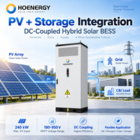 Système de stockage d'énergie solaire hybride C&I Hoenergy 125 kW 261 kWh avec refroidissement liquide