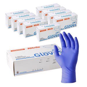 Guanti Monouso in <span class=keywords><strong>Nitrile</strong></span> per Esami Medici di Sicurezza 100pz Guanti in <span class=keywords><strong>Nitrile</strong></span> Senza Polvere - Product Image 6