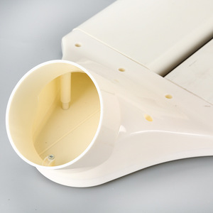 Abs nhựa hình vuông Thiết bị chuyển tiếp không khí trong lành hệ thống chùm Vent Adapter ống chéo phẳng ống vuông chuyển tiếp - Product Image 4