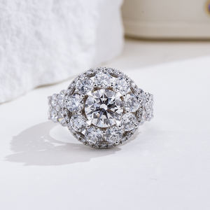 Bague en diamant 14 carats pour femmes Messi Jewelry MSR-2043 - Product Image 1