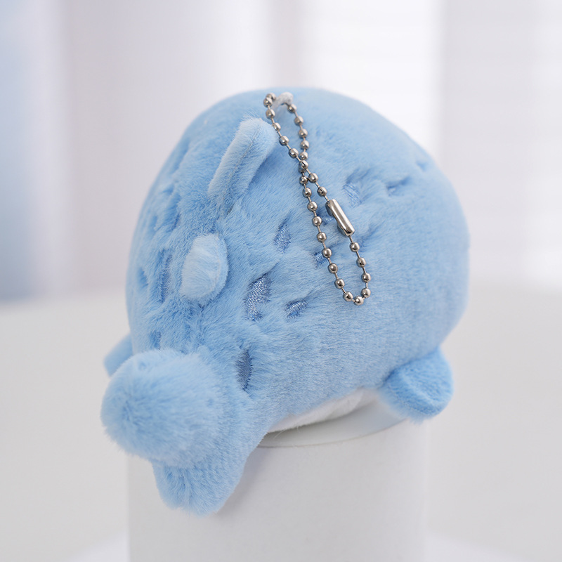Japanese Plush Penguin & Dolphin Keychains With Customization Options