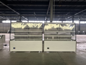 Enfriador <span class=keywords><strong>Abierto</strong></span> Multideck Blanco con Cortina Nocturna, Gabinete Comercial con Luz LED, Estantes Ajustables para Supermercado, Digital - Product Image 5