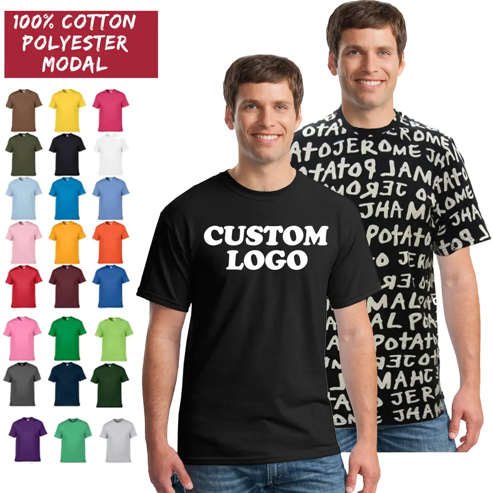 Tshirt Black All Over Print T-Shirts Custom T Shirt Printing