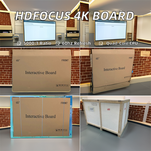 65-75 inch 4K HD thông minh điện tử hiển thị di động tương tác LED Board màn hình cảm ứng Trường phẳng Bảng điều chỉnh tương tác LED - Product Image 5