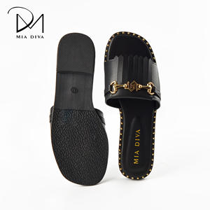 Nuovi Arrivi <span class=keywords><strong>MIA</strong></span> DIVA Ciabatte da Donna Sportive ed Eleganti con Applicazioni Dorate, Tomaia in PU, Comode con Punta Quadrata, per Estate, Primavera, Casual e Ufficio - Product Image 3