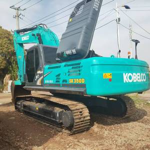 รถขุดมือสอง Kobelco SK350D ผลิตในญี่ปุ่น คุณภาพสูง น้ำหนัก 37.6 ตัน บุ้งกี๋ขนาด 1.6 เมตร เครื่องยนต์ ปั๊ม PLC กำลัง 213 กิโลวัตต์ พร้อมมอเตอร์ - Product Image 1